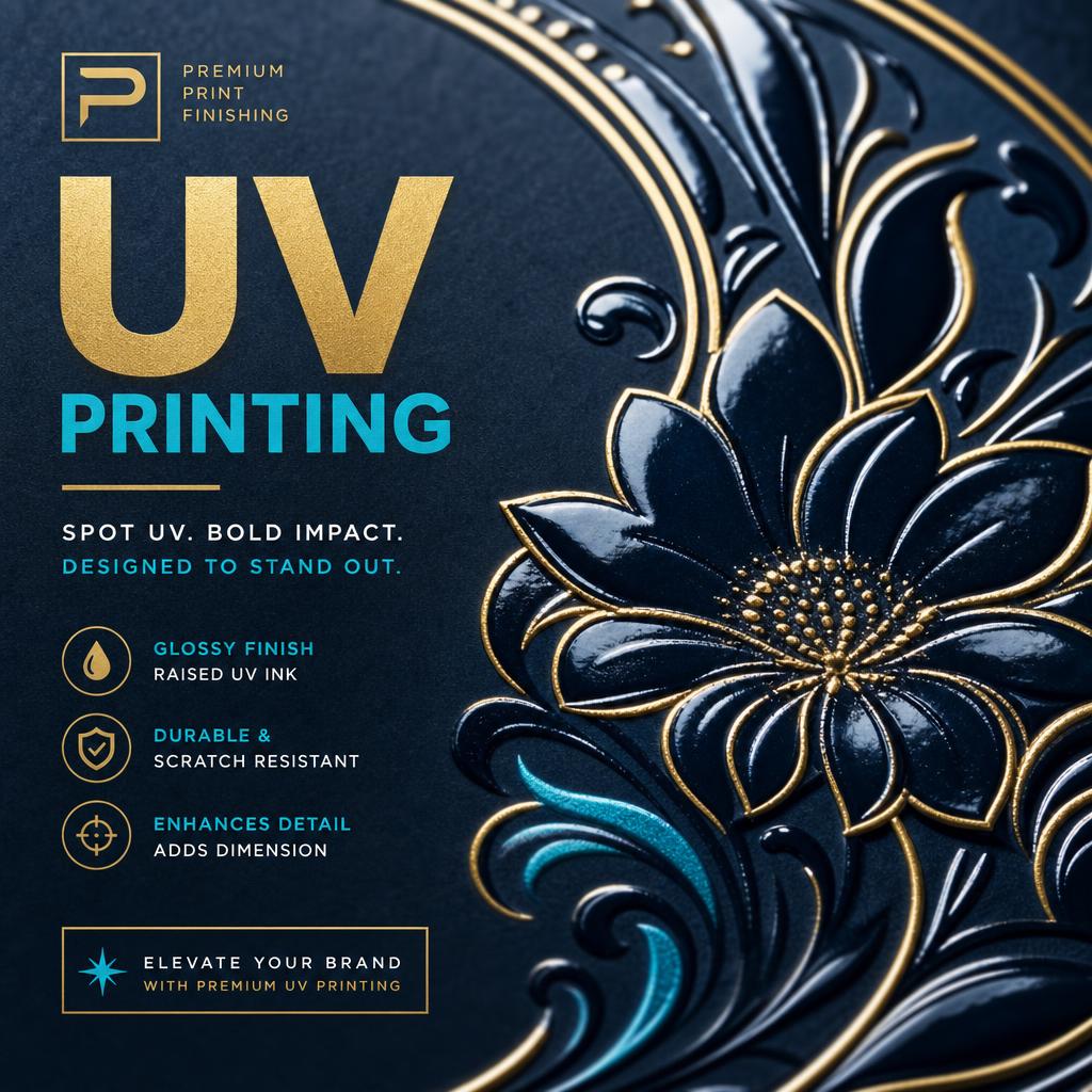 UV spot printing services