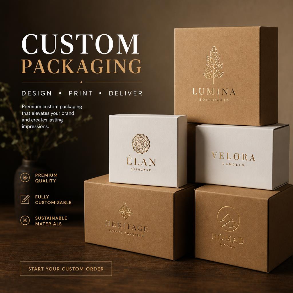 Custom packaging boxes
