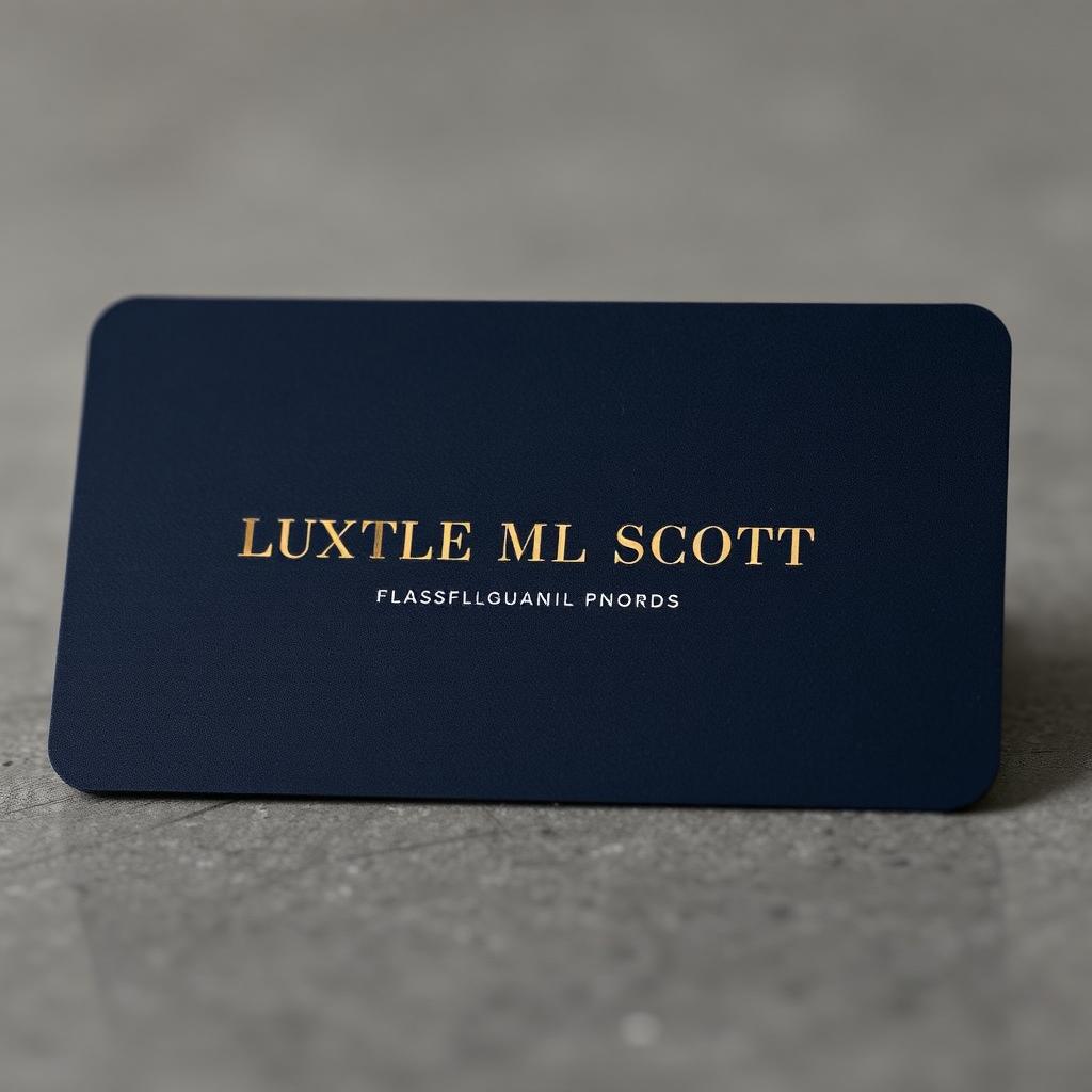 Drip-Off Luxury Business Cards