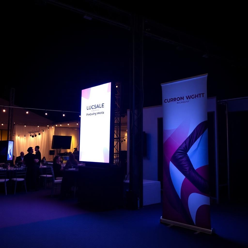 Event Backdrop & Roll-Up Set